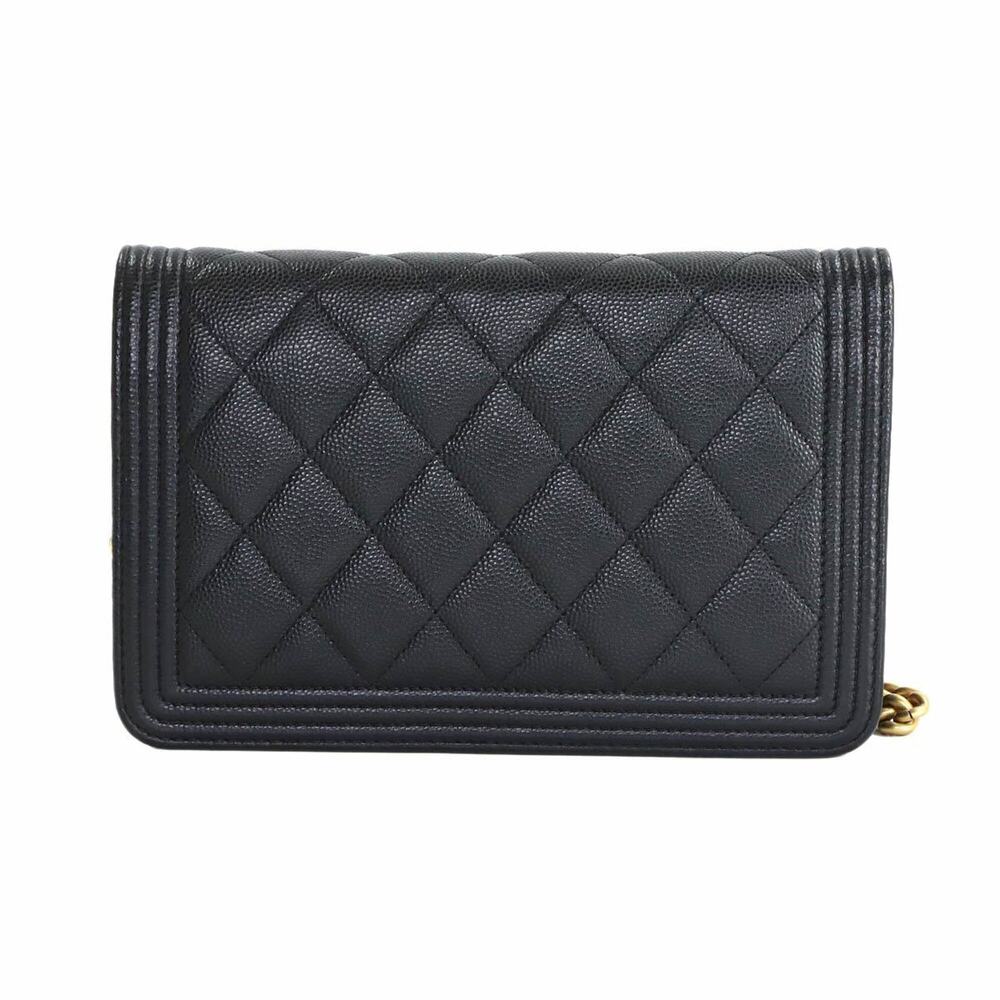 CHANEL Black Caviar Leather Wallet - Picture 3 of 10